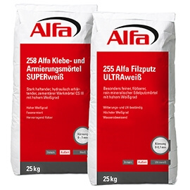 Putze, Mörtel & Spachtelmassen