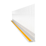 Alfa Anputzleiste „G“ Abzugskante mit Gewebe