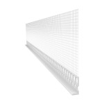 Alfa Putzabschlussprofil für saubere Putzabschlüsse und Spachtelungen