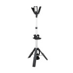 Professioneller LED Dreikopf-Strahler mit integriertem Stativ zur optimalen Rundumbeleuchtung