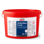 Hoch wasserabweisende, diffusionsoffene Silikonharz-Fassadenfarbe mit Algen- und Pilzbefallschutz