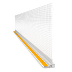 555 Alfa Anputzleiste Membrano mit Gewebe