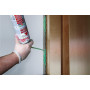 Schnell aushärtender 2K-Zargenschaum zum Kleben und Montieren von Türen, Türzargen