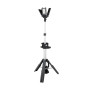 Professioneller LED Dreikopf-Strahler mit integriertem Stativ zur optimalen Rundumbeleuchtung