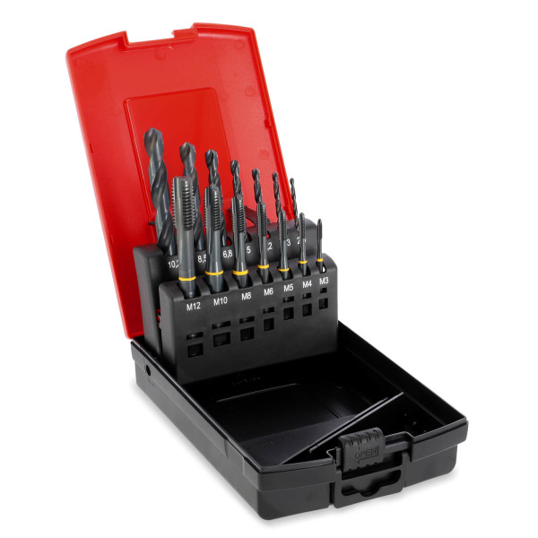 6671 Alfa HSS-Gewindebohrer Form B Kassette