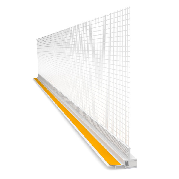 555 Alfa Anputzleiste Membrano mit Gewebe