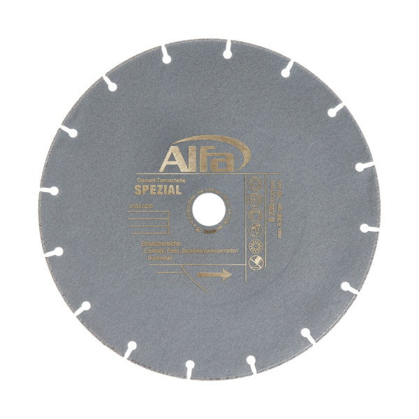 6763 Alfa Diamant-Trennscheibe SPEZIAL