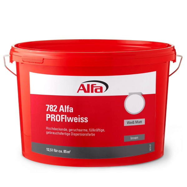 782 Alfa PROFIweiss (Dispersionswandfarbe innen)